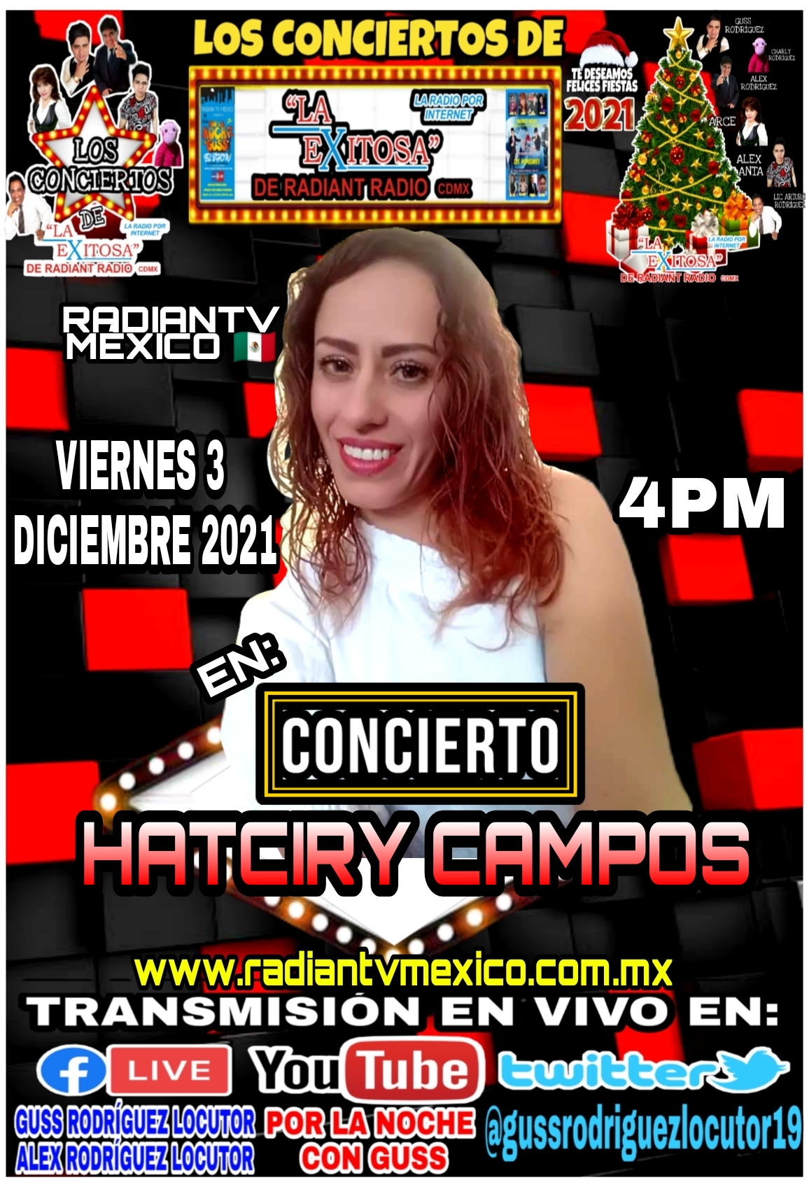 hatciry campos EN CONCIERTO LA EXITOSA DE RADIANTV MEXICO