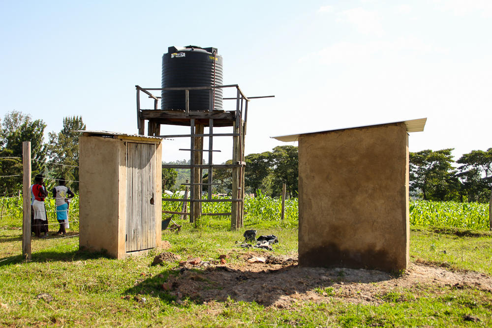 Well in Moi's Bridge, Kenya dug in 2014 after 1st  Running & Walking Well 5K.