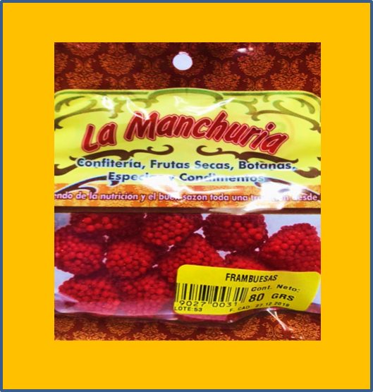 FRAMBUESAS
50 Y 100 GRS