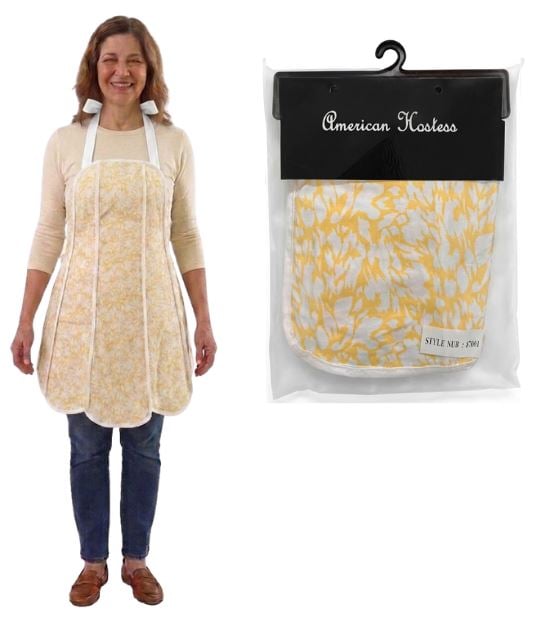 87001
APRON YELLOW - WHITE FLOWERS
UPC: 70017575002
36 CS/PK
