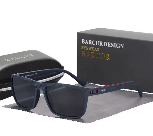 Sportlich stylische Sonnenbrille für Damen und Herren. Polarisierte Sonnenbrille mit UV400-Filter mit mitgeliefertem Etui