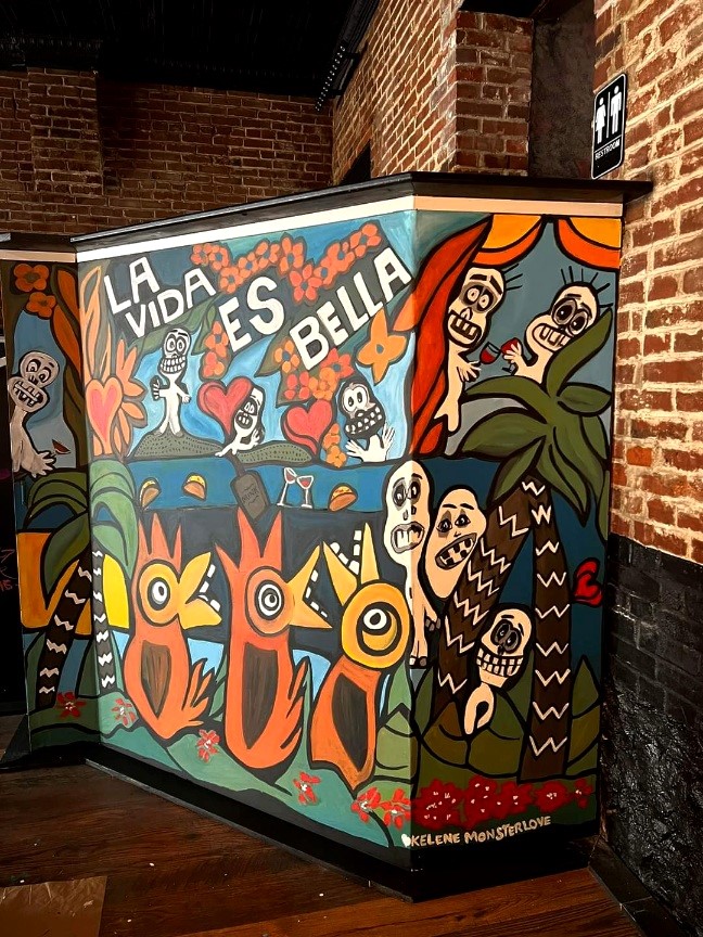 FINISHED MURAL 2023 for mexican restaurant