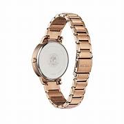 Mujer sonriente trabajando en oficina moderna con ordenador, plantas y vista exterior.