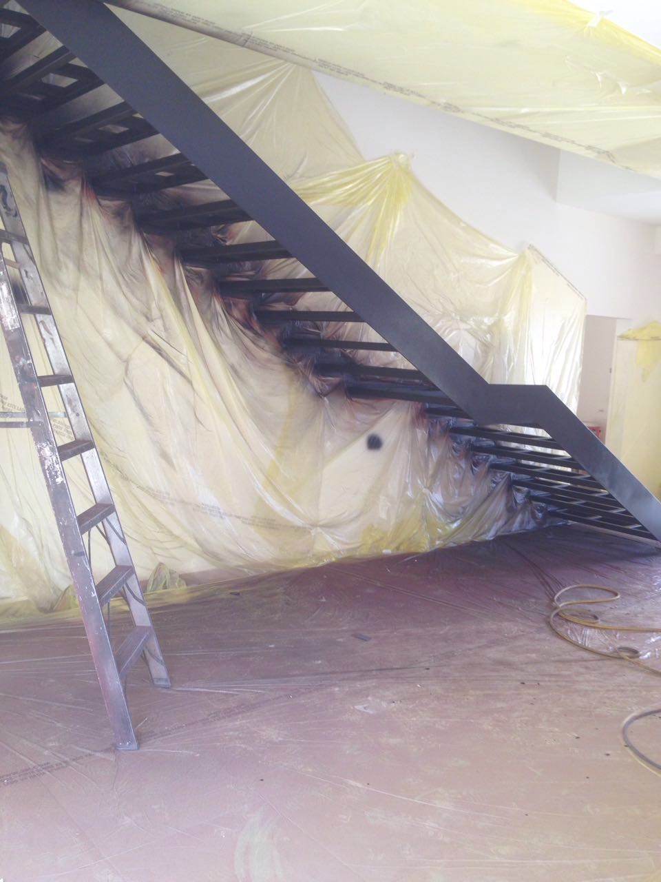 Escalera en Residencia