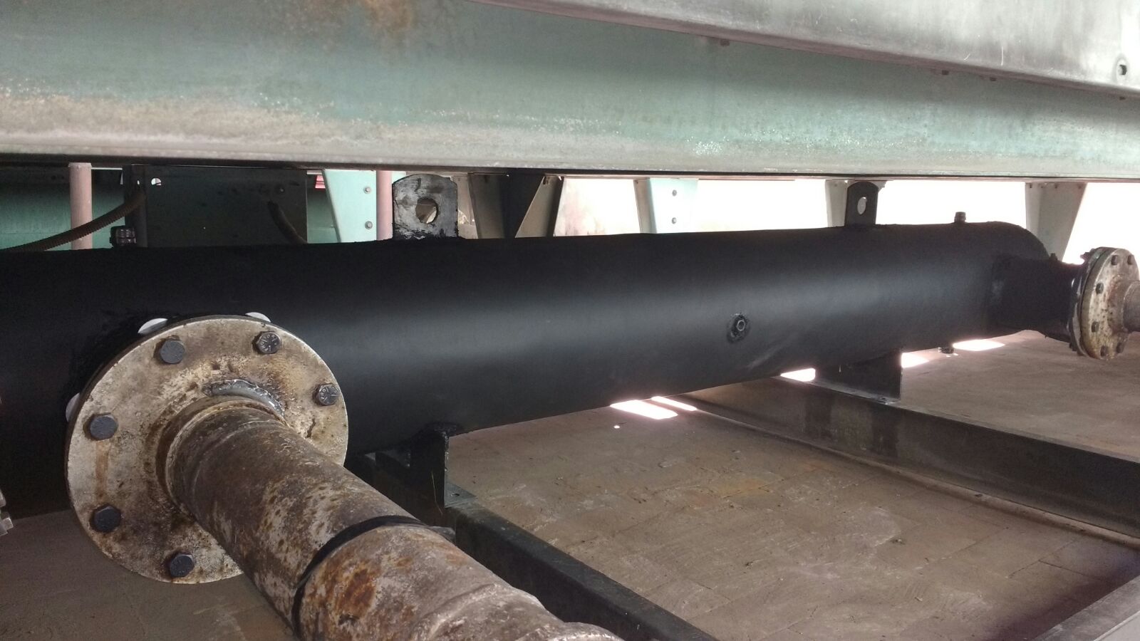 Intercambiador nuevo instalado