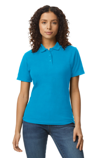 CAMISETA POLO DE PIQUE DE MUJER
