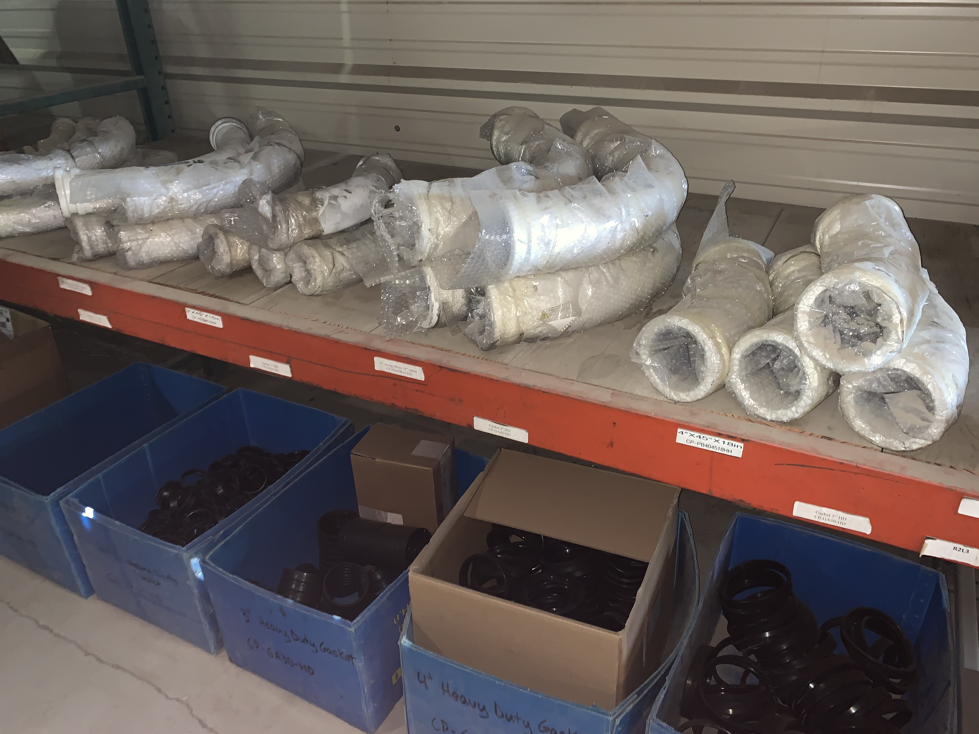 Sweep Elbows and Clamp Gaskets