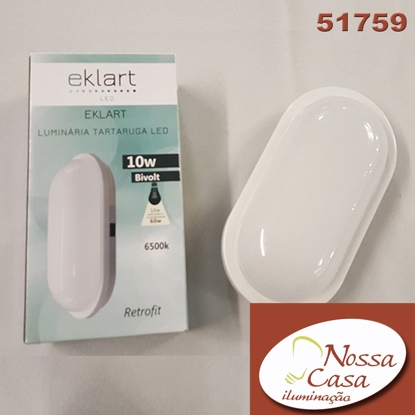 Tartaruga Eklart 10w 6500k