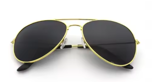 Neue Vintage-Piloten-Sonnenbrille für Männer und Frauen. Sonnenbrille mit Metallrahmen. Modische Oculos Masculino Outdoor-Sonnenbrille UV400 - Gold