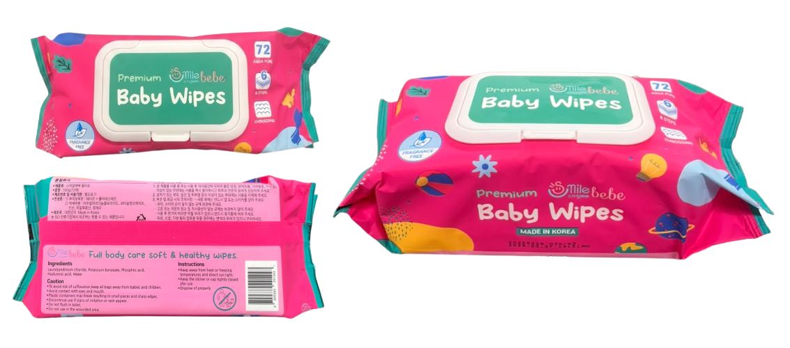 291243
BABY WIPES 72PC
UPC 8809389291243
EXP 2028.03.27
20 CS/PK
