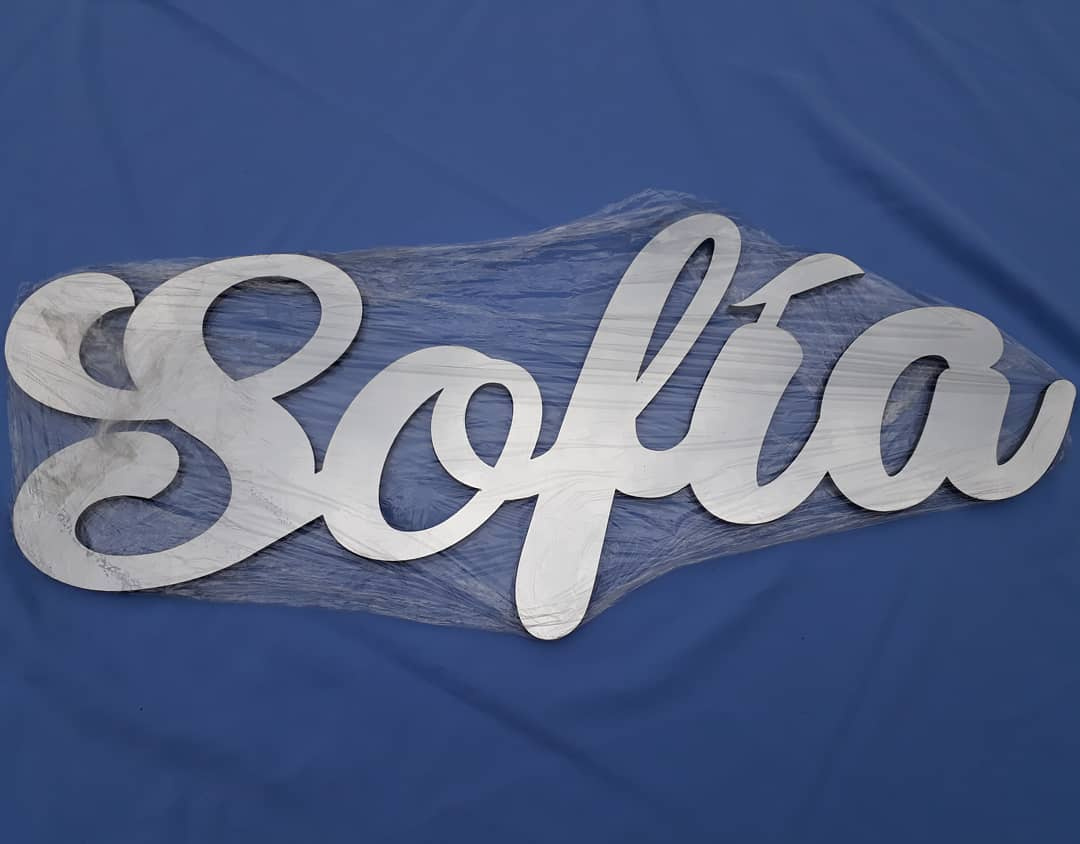 Letras personalizadas 
para la venta 
$120.000 