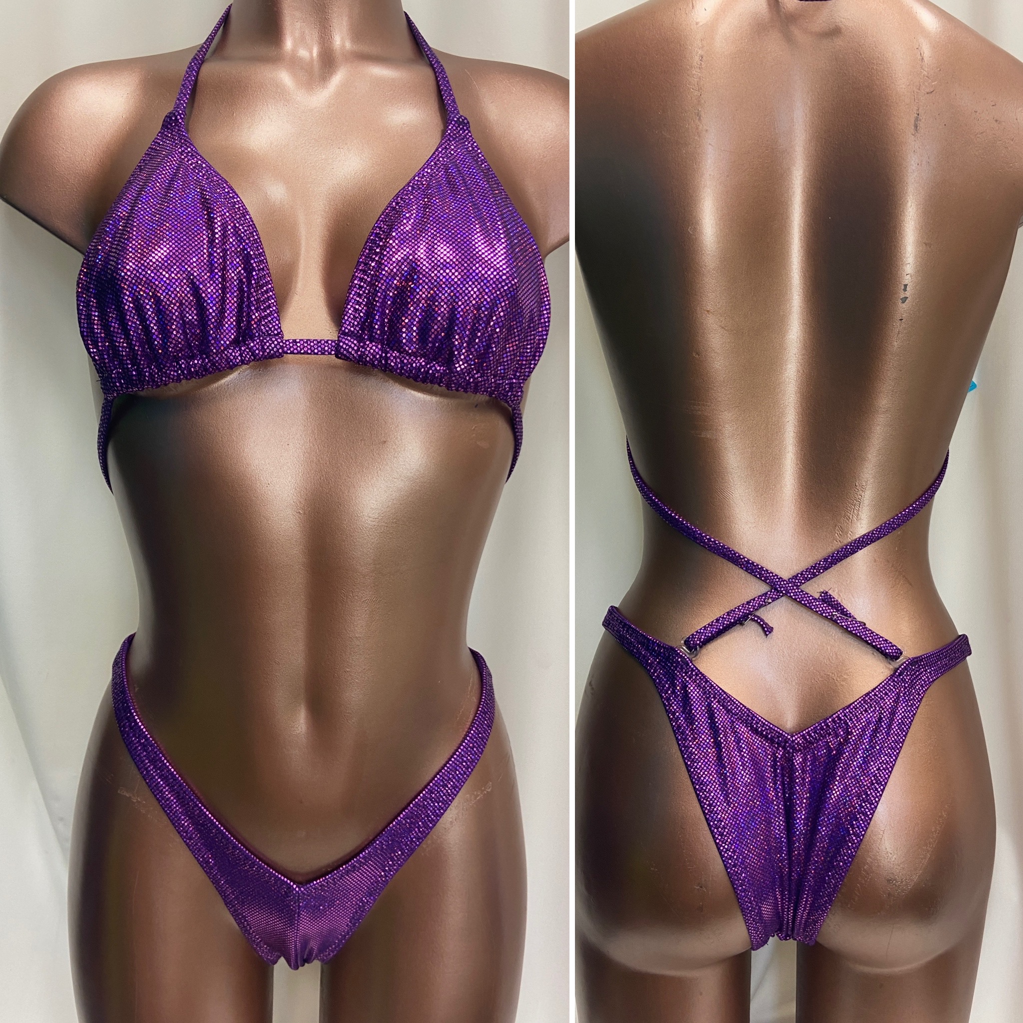 P6004 
$85
B+ sliding top
small front, xsmall back
Amethyst hologram 