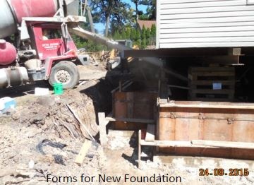 Building New House Foundation