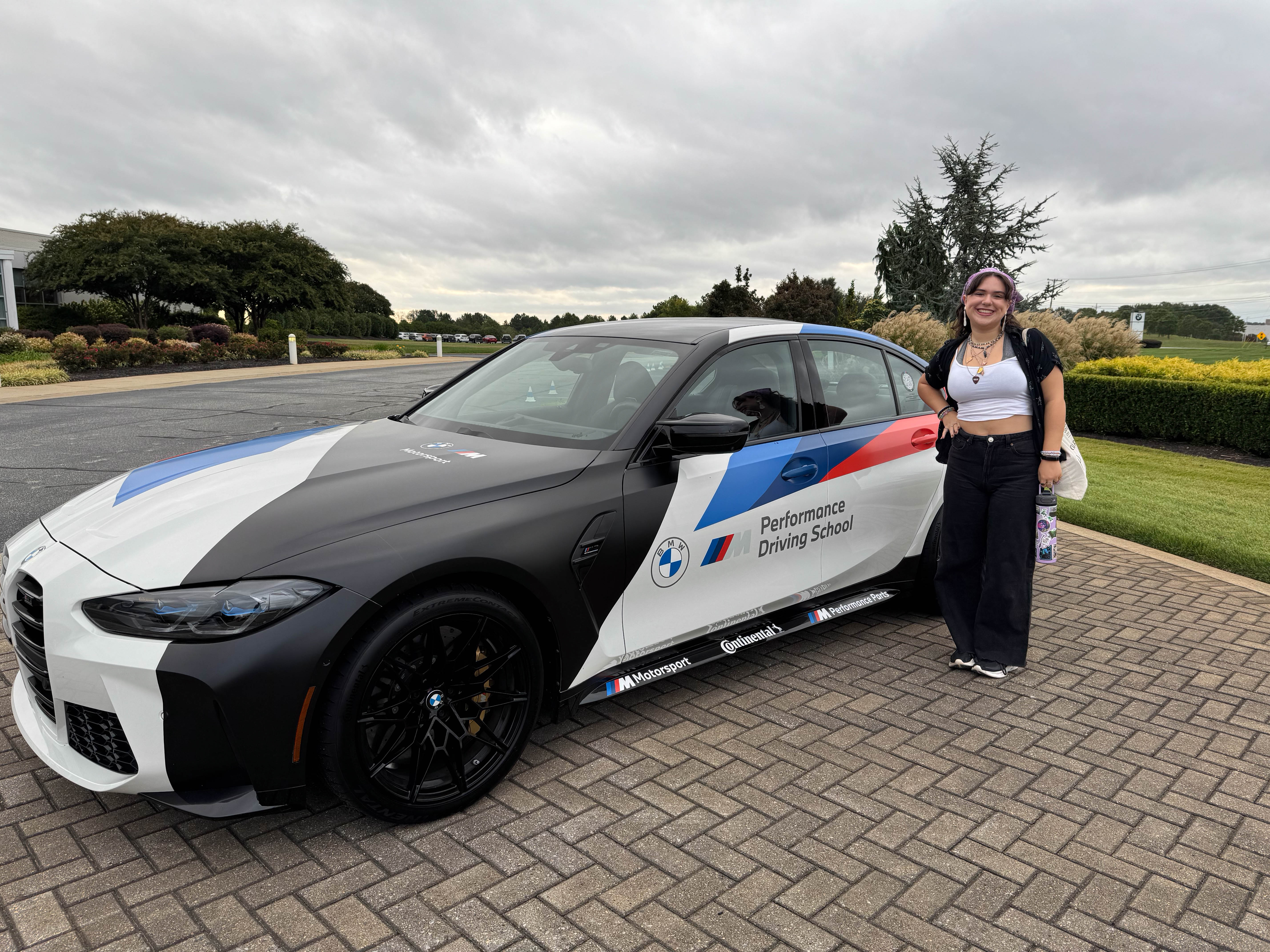 I took a teen driving course at the BMW Performance Center
