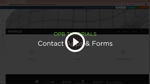 Contact Apps &amp; Forms