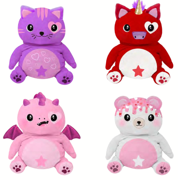 4803
STARLIGHT PLUSHIES VALENTINES - REGULAR SIZE ( 5X4.5X10 IN)
UPC 786892480303
4804
STARLIGHT PLUSHIES VALENTINES - JUMBO SIZE (10X9.5X15 IN)
UPC 78689248042
24 CS
