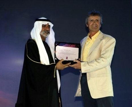 With Sheikh Nahayan Mabarak Al Nahayan,  Abu Dhabi 
2005
