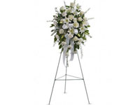 Funeral Flowers On Stand