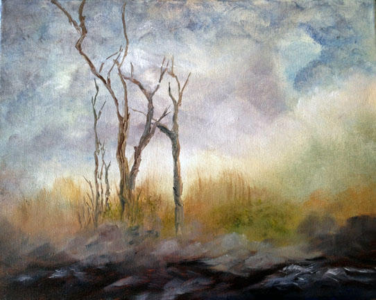 Last Days Of Autumn
11x14 Original oil on canvas