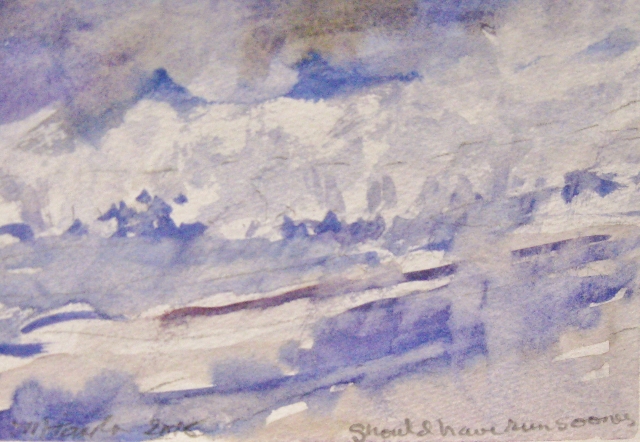 Taylor, Sneaky Wave, 4" x 6" WC