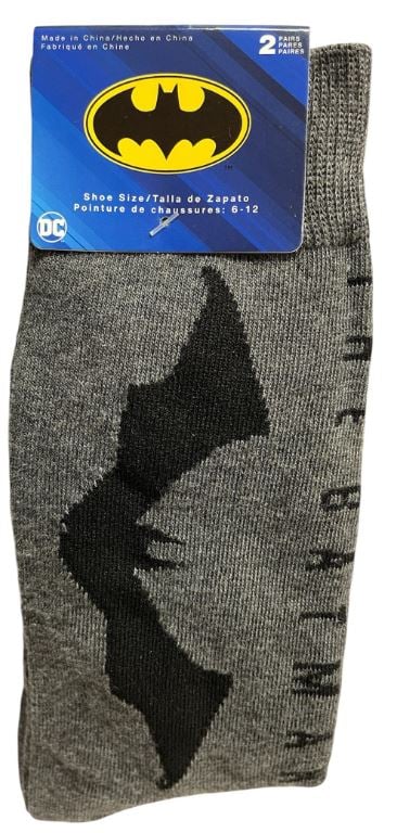 43BM128MCCZA-CCH
2PK BATMAN SOCKS 6-12
UPC 193159192655
60 CS PACK