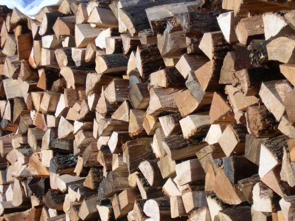 A Wall of Firewood