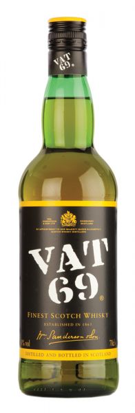 Whisky Vat 69 700 ml
Código: 861