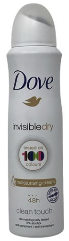 DOV150ID
DOVE DEODORANT SPRAY
INVISIBLE DRY 150 ML
12 CS