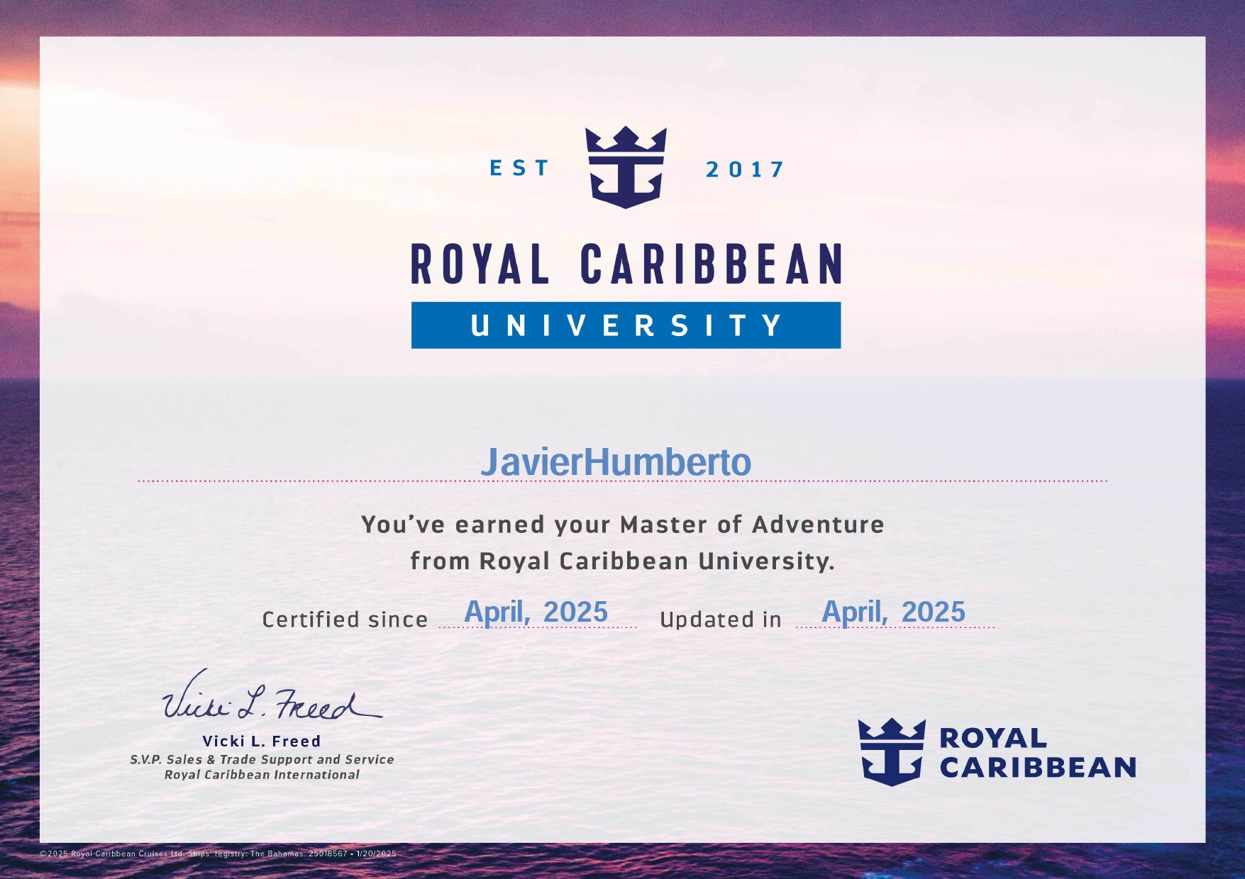 https://0201.nccdn.net/1_2/000/000/0d9/205/certificate-royal-caribbean-mastero-of-adventure_page-0001.jpg