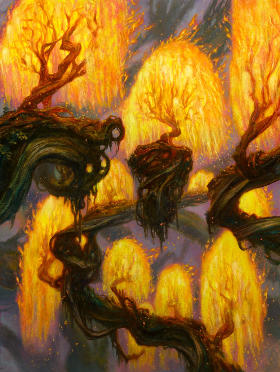 Grove of the Burnwillows
Zendikar Rising - Expeditions
24" x 18"  Oil on Panel
private collection
