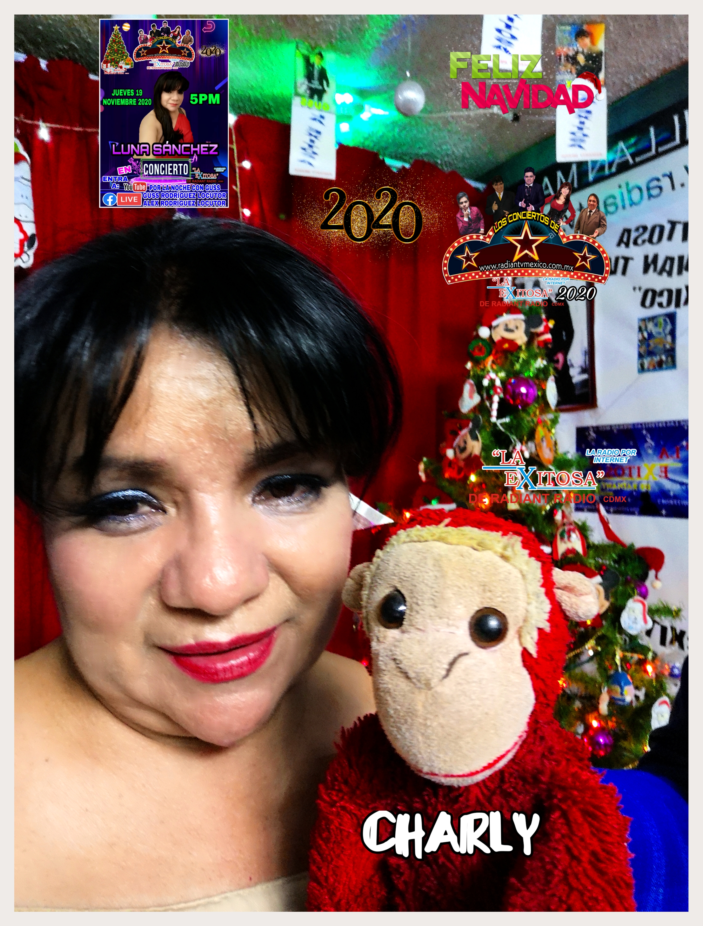 Luna Sánchez En Concierto de Fin de Año 2020 La Exitosa De Radiantv México