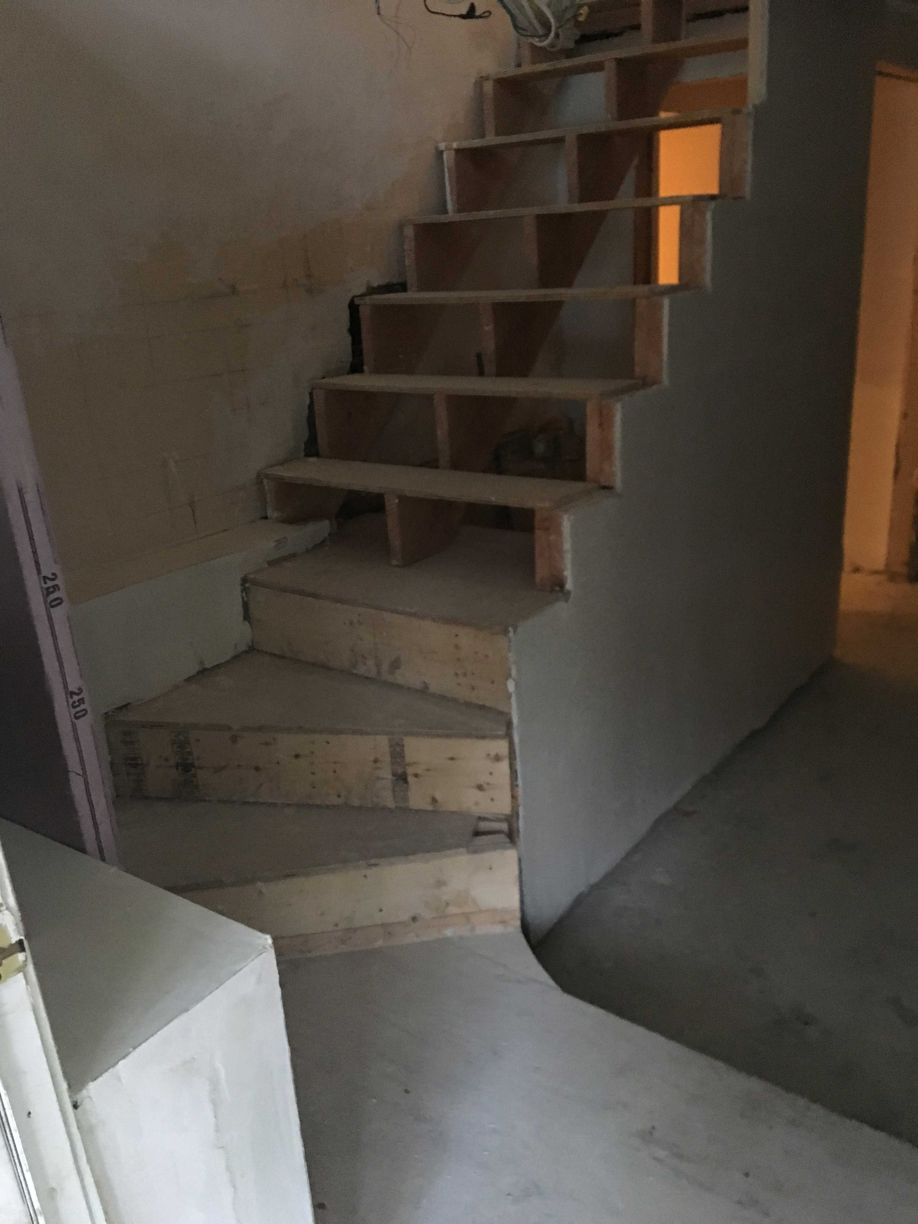 During Stairs Renovation