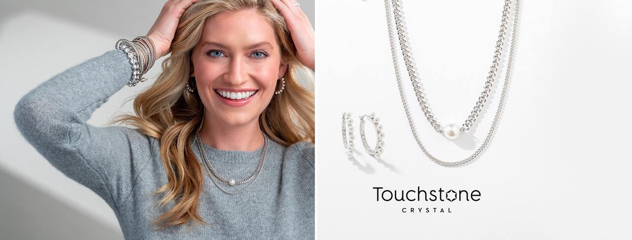 Touchstone crystal on sale chanelle necklace
