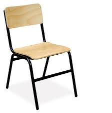 SILLA GRANDE TRIPLAY  6 MM BARNIZADO , TUBULAR 3/4 CALIBRE 18.