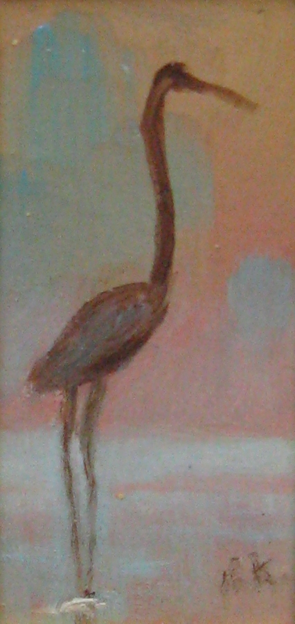 Kushnir, Shoreline Royalty, 3.75 x 2 oil