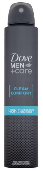 DOV200-CC
DOVE DEODORANT SPRAY
CLEAN COMFORT 200 ML
12 CS PACK