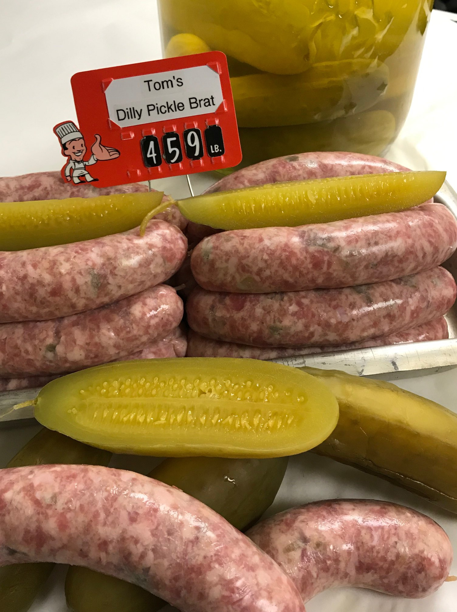 Dilly Pickle Brat