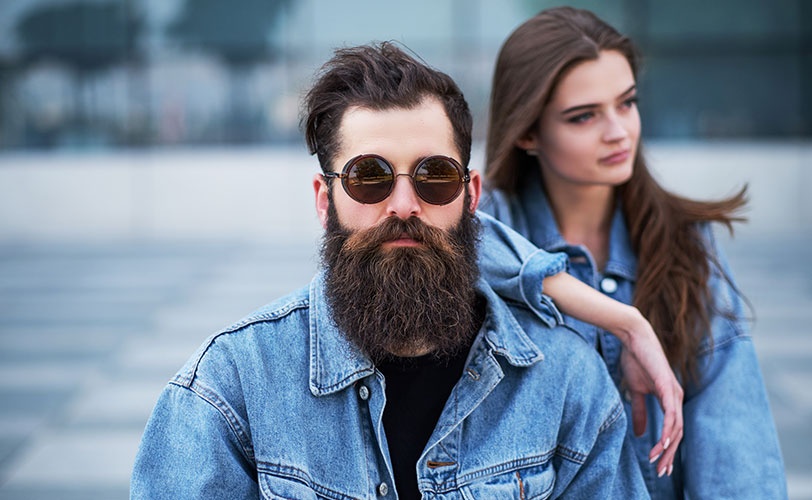 Close-up Portrait Of A Couple