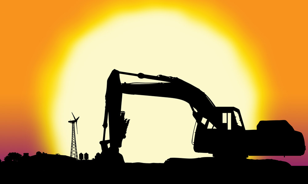 Backhoe Silhouette