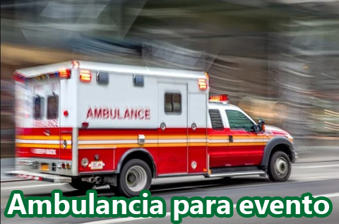 Ambulancia para eventos