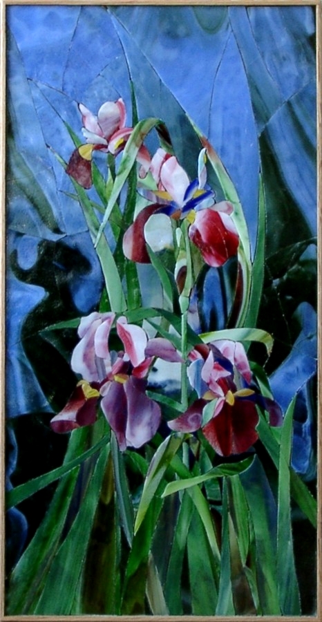 "Irises"
by Nataliya Guchenia
Size - 24"H X 12"W
$1,900.00