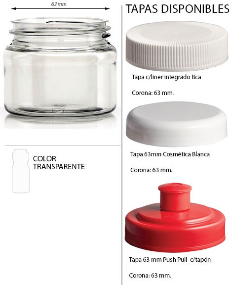 FRASCO CIL 150 ML 
Piezas por empaque:	140

