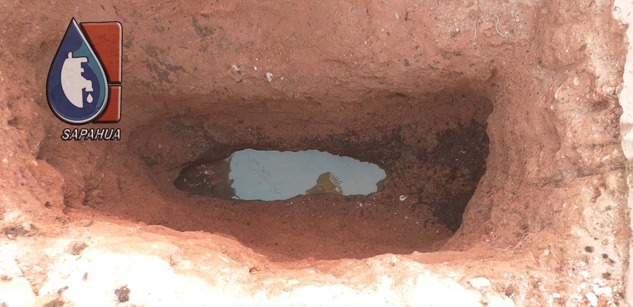 EXCAVACIÓN PARA PODER SONDEAR LINEA DE DRENAJE GENERAL