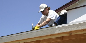 Carpenter Repairing Roof Carpenter Repairing Roof
