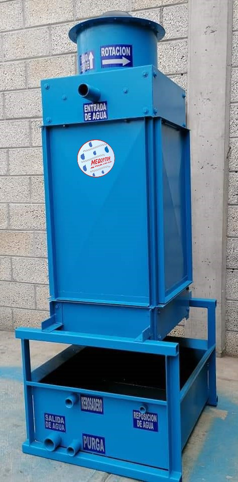 TORRE DE ENFRIAMIENTO MODELO TE-1.5 -2-0.25 GALVANIZADA