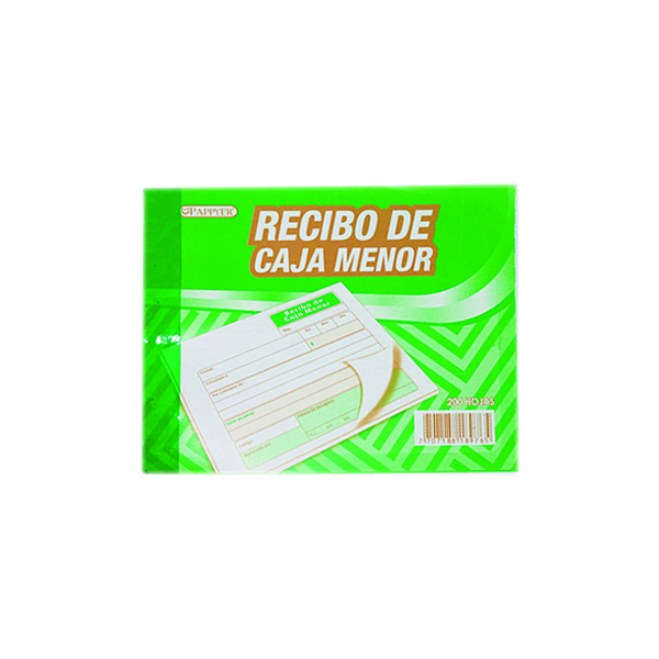 Recibo de caja menor