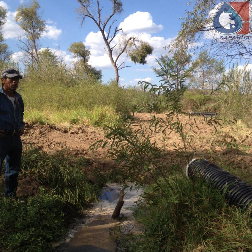 COLOCACIÓN DE TUBERÍA DE 12" CORRUGADO PARA DESFOGUE DE VADO YOSOCUTA