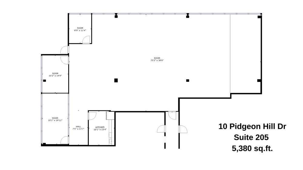 Suite 205 5,380 sq.ft.