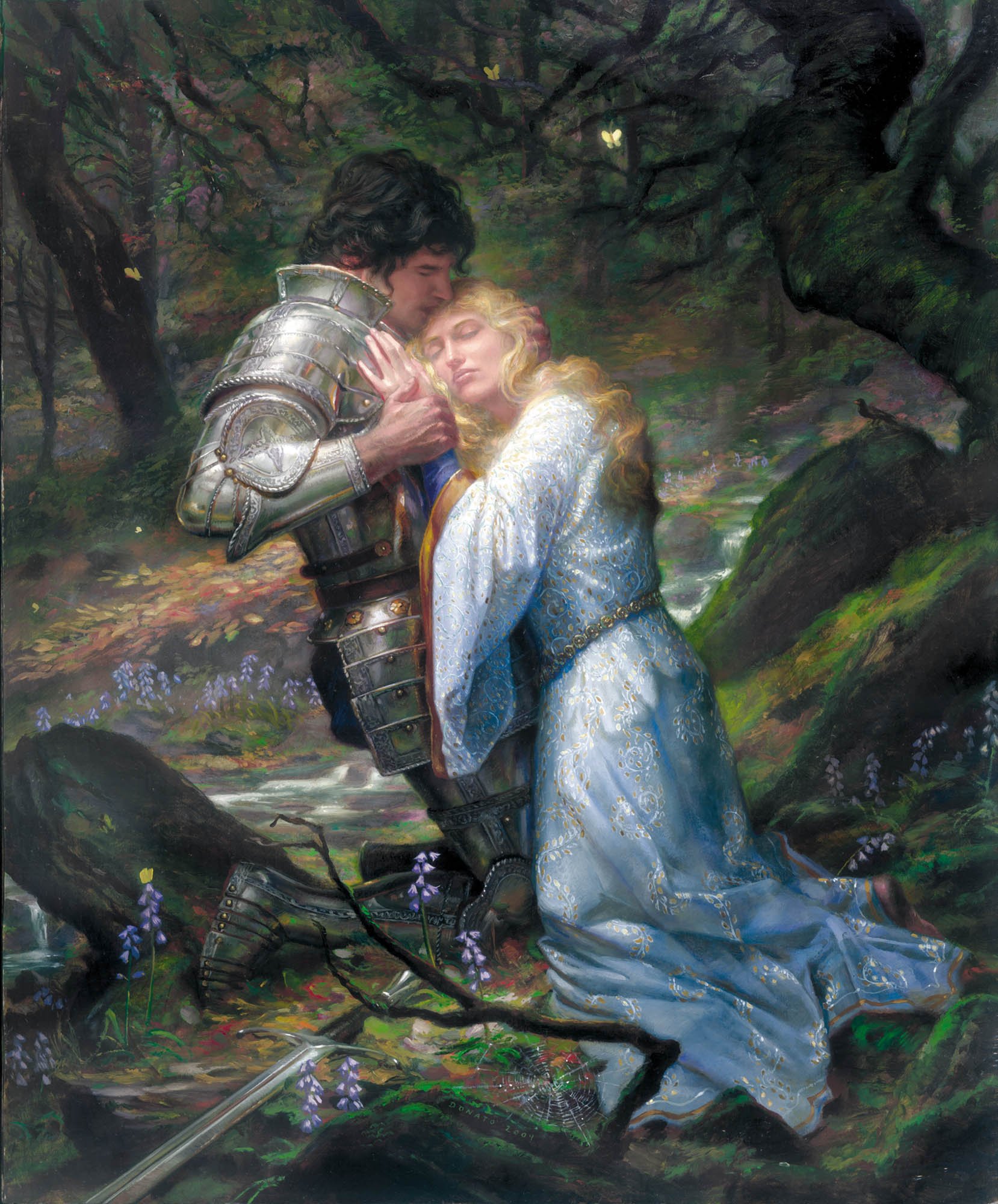 Lancelot and Guinevere
22" x 18"  Oil on Panel  2004
private collection
 
