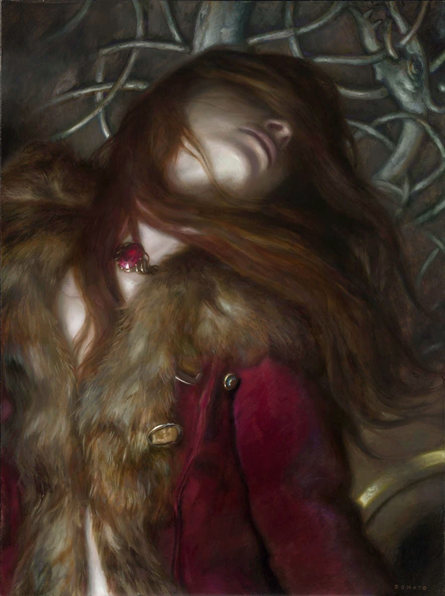 Melisandre
14" x 11"  Oil on Panel  2015
collection of George and Mary Beahm
